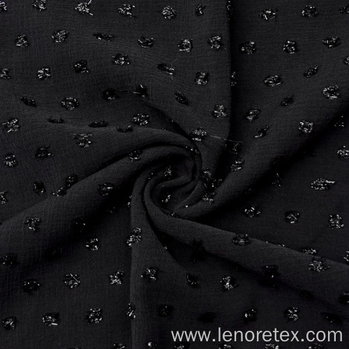 100% Polyester Woven Cutting Flower Chiffon Crepe Fabric